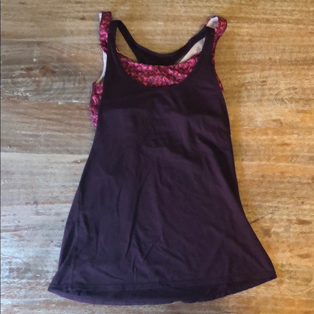 Lululemon tank w/ built in sports bra